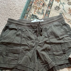 Cargo shorts. Green, size 10 by Sonoma.